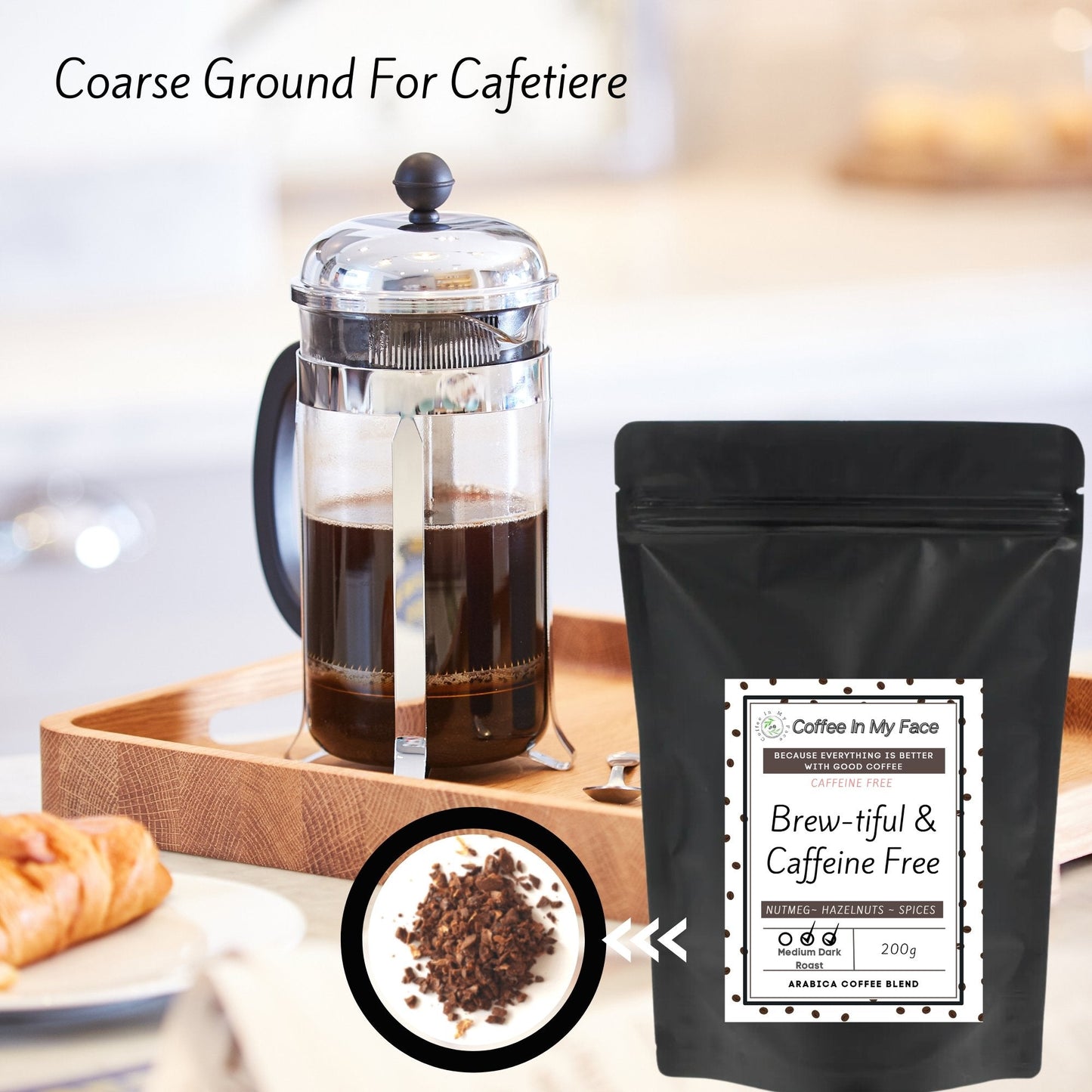 Brew-tiful & Caffeine Free | Medium/Dark Roasted | Coffee Blend | 200g - Blend-Coffee In My Face LTD