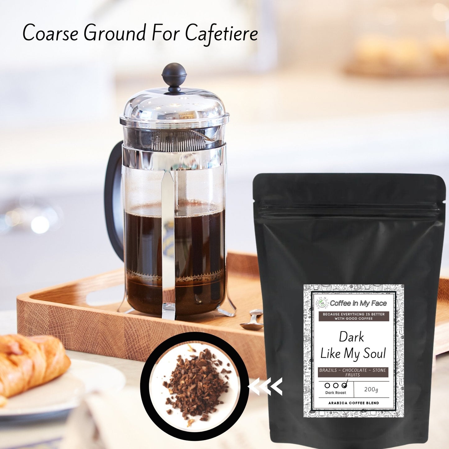 Dark, Like My Soul | Dark Roasted | Coffee Blend | 200g - Blend-Coffee In My Face LTD