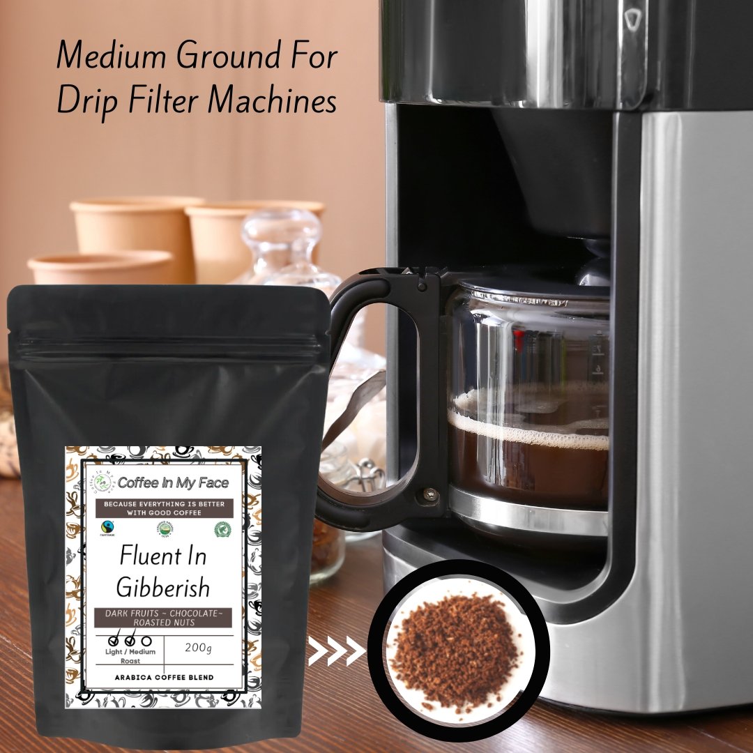 Fluent In Gibberish | Light / Medium Roasted | Coffee Blend | 200g - Blend-Coffee In My Face LTD