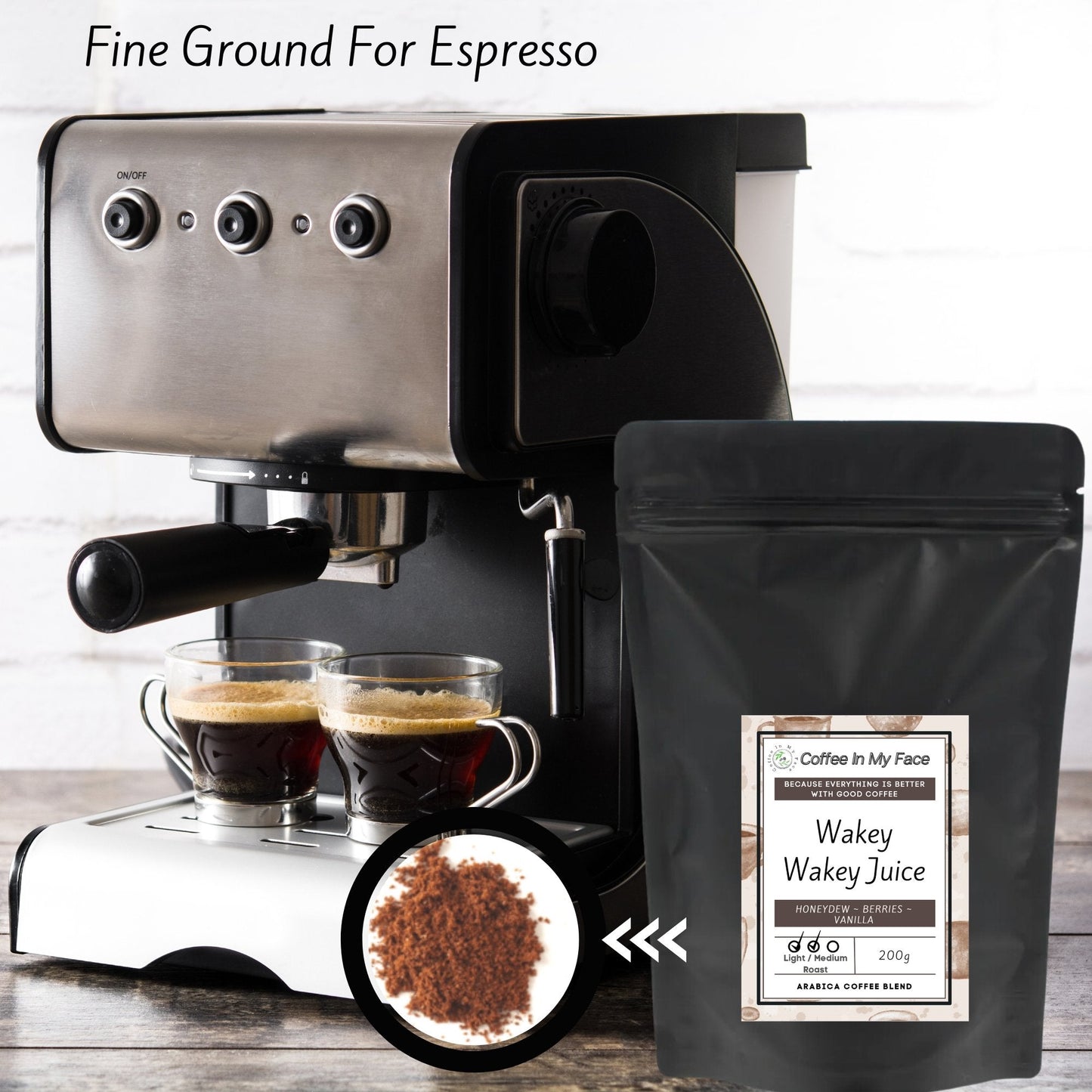 Wakey Wakey Juice | Light / Medium Roast | Coffee Blend | 200g - Blend-Coffee In My Face LTD