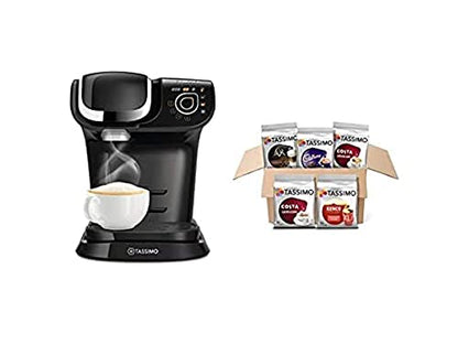 TASSIMO Bosch My Way 2 TAS6502GB Coffee Machine, 1500 Watt, 1.3 Litre - Black