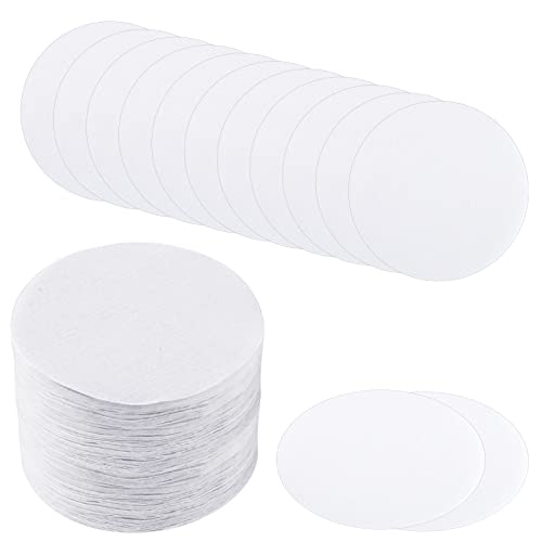 600 PCS Unbleached Coffee Filters Papers for Aeropress, 64mm/2.5" Natural Replacement Round Coffee Filters Papers Cup Tea Maker Filters Brown Micro Paper Filter for Espresso Coffee Makers
