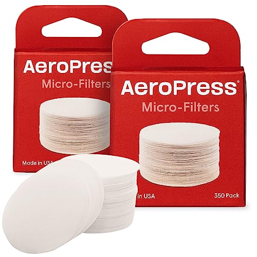 AeroPress Replacement Filter Pack - Microfilters For AeroPress Coffee And Espresso Maker - 2 Pack (700 count),White