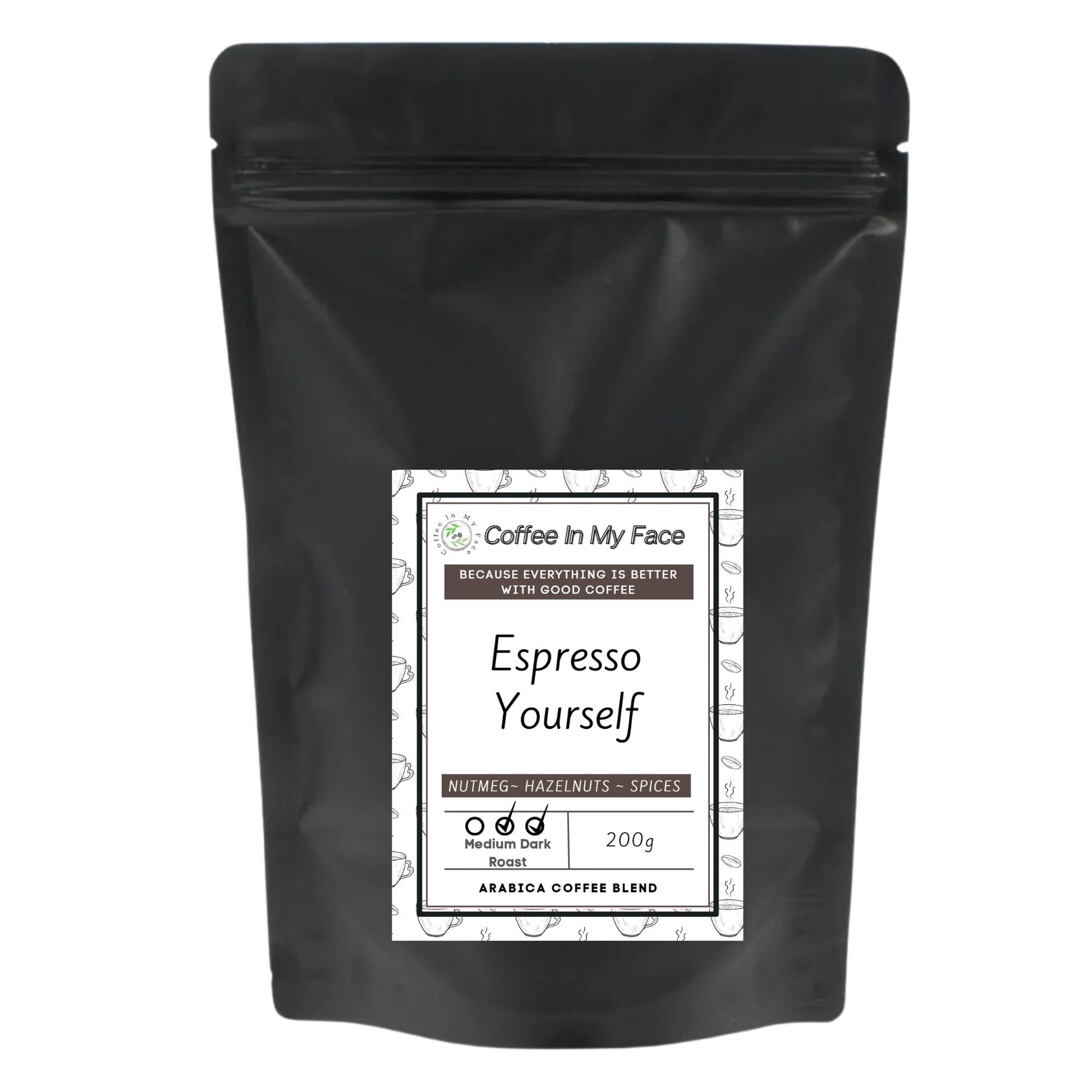 Espresso Yourself | Medium/Dark Roasted | Coffee Blend | 200g - Blend-Coffee In My Face LTD