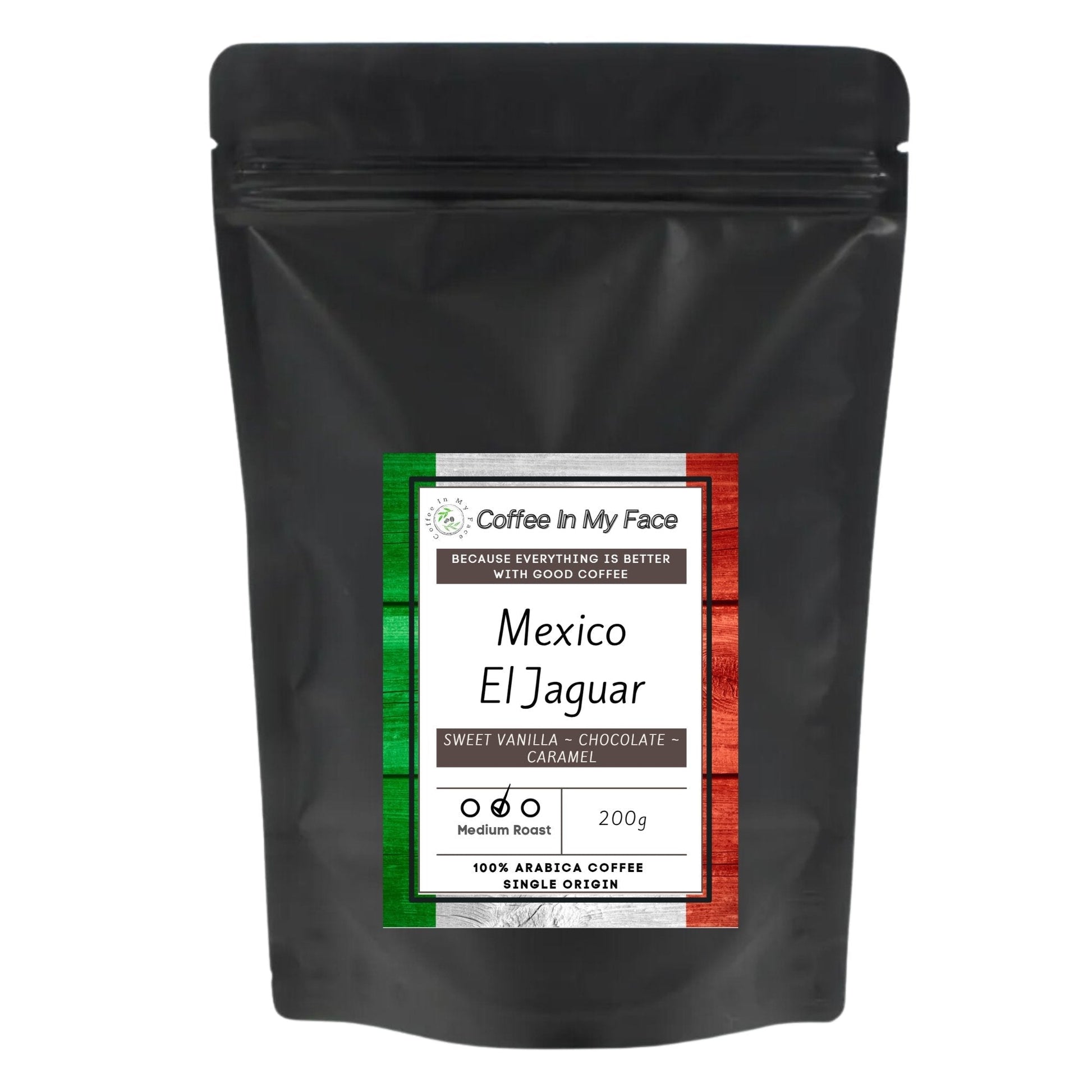 Mexico El Jaguar | Medium Roasted | Single Origin Coffee | 200g - Single Origin-Coffee In My Face LTD