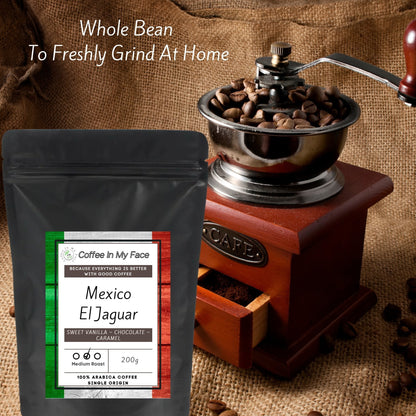 Mexico El Jaguar | Medium Roasted | Single Origin Coffee | 200g - Single Origin-Coffee In My Face LTD