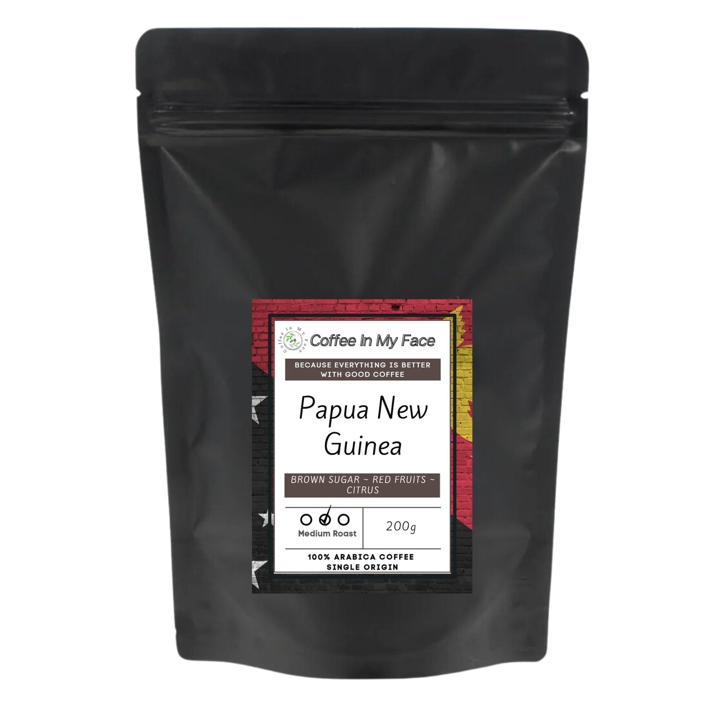 Papua New Guinea | Medium Roasted | Single Origin Coffee | 200g - Single Origin-Coffee In My Face LTD
