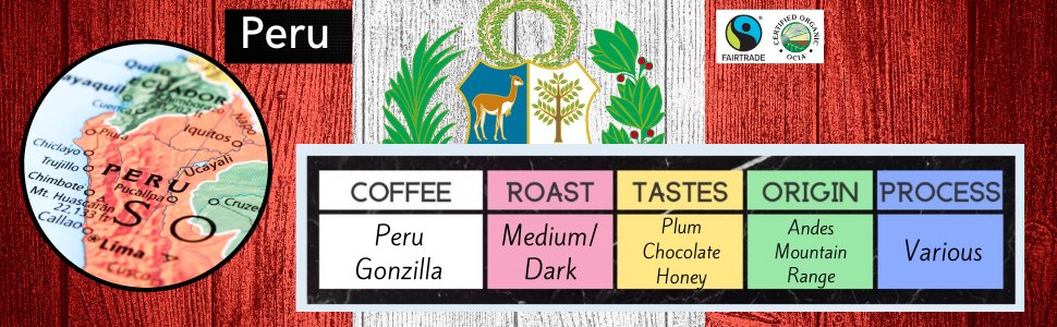 Peruvian | Medium / Dark Freshly Roasted | Single Origin Coffee | 200g - Single Origin-Coffee In My Face LTD